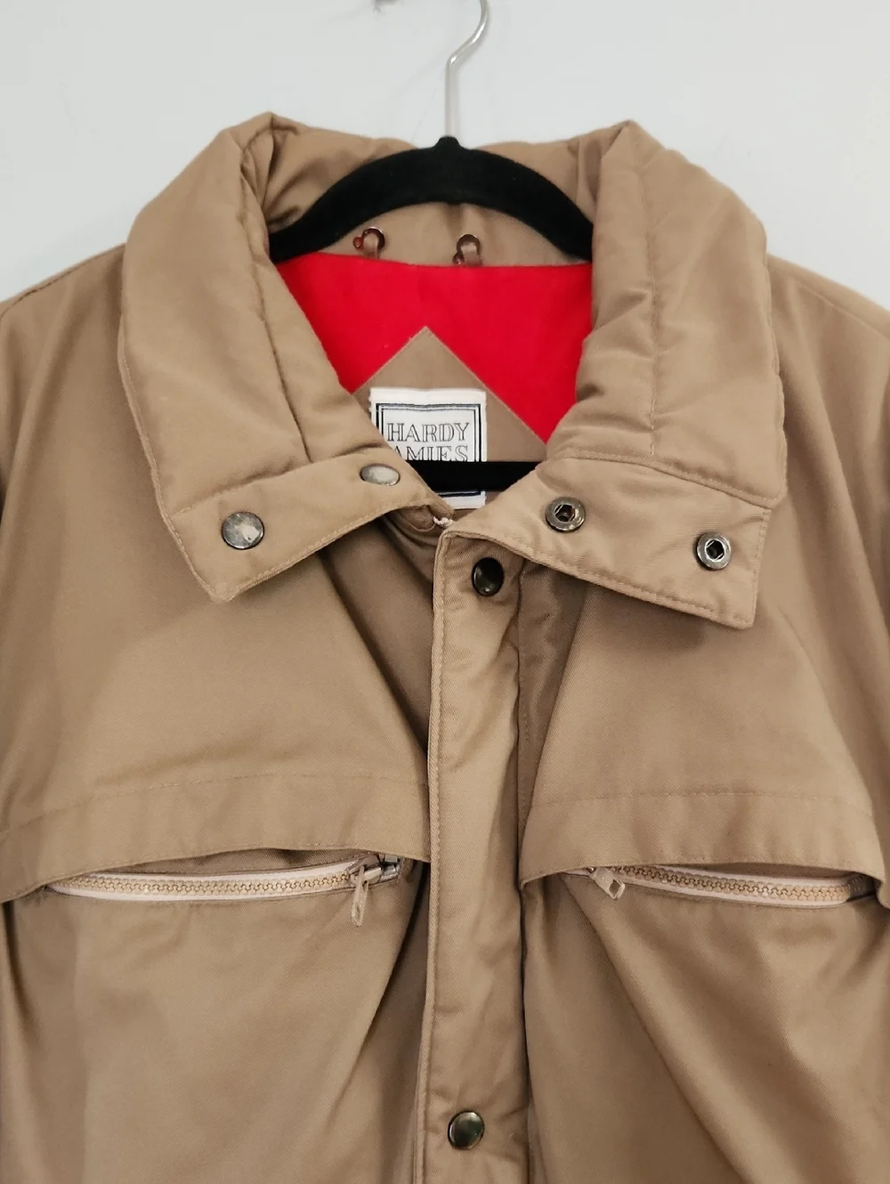 Hardy Amies Vintage Puffer Down Jacket Men's Size L